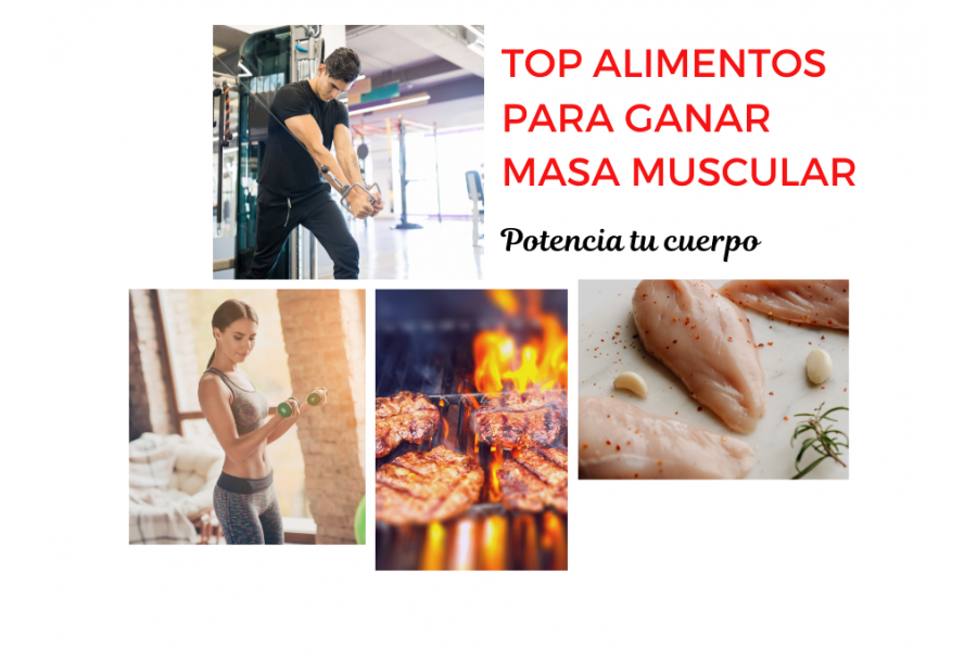 Top alimentos para ganar masa muscular