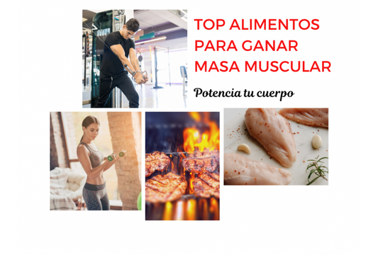 Top alimentos para ganar masa muscular