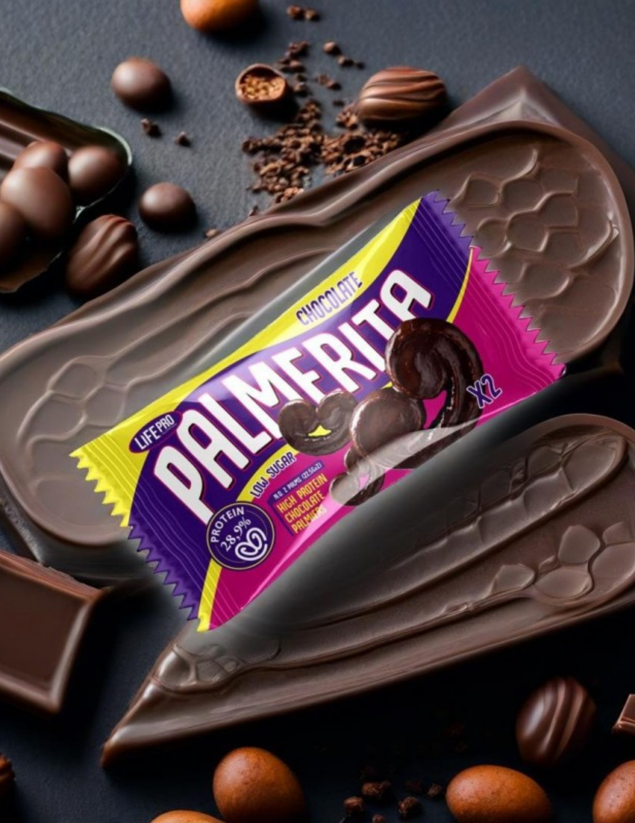 Life Pro Fit Food Palmeritas 28% Protein