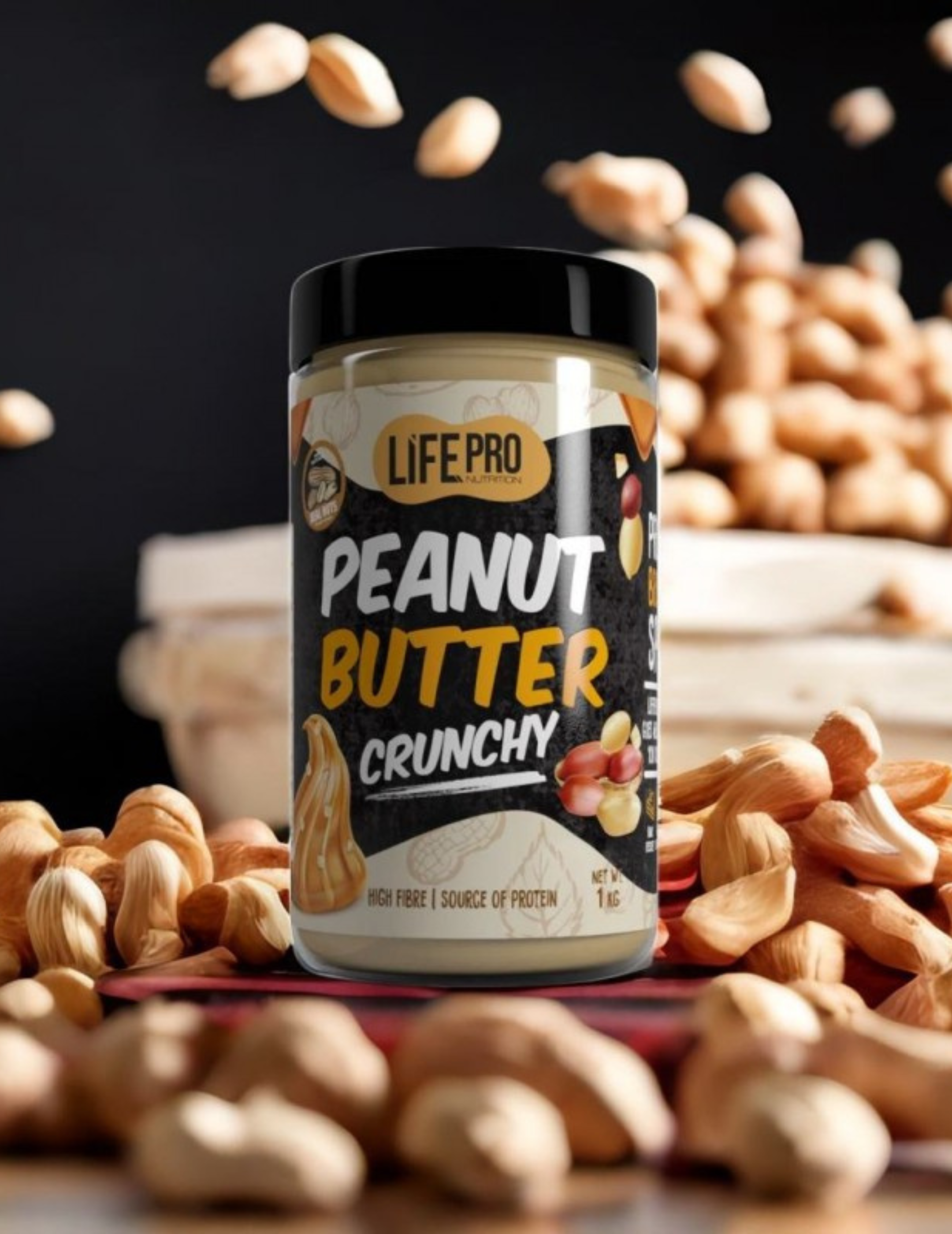 Life Pro Fit Food Peanut Butter Crunchy 1 KG