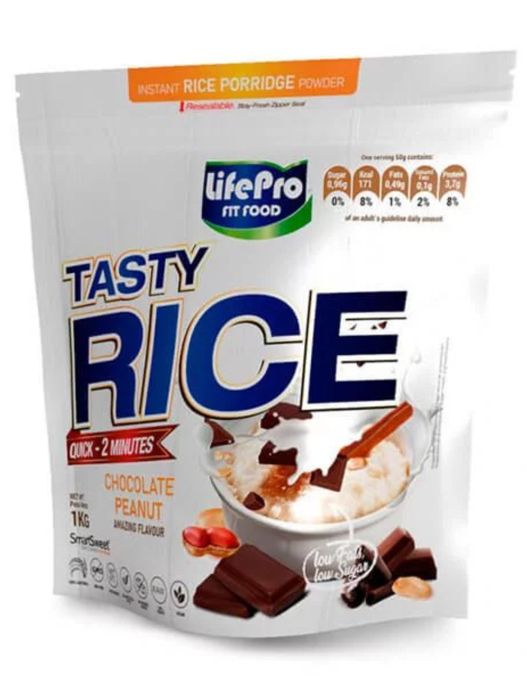 HARINA DE ARROZ CHOCOLATE PEANUT 1 KG