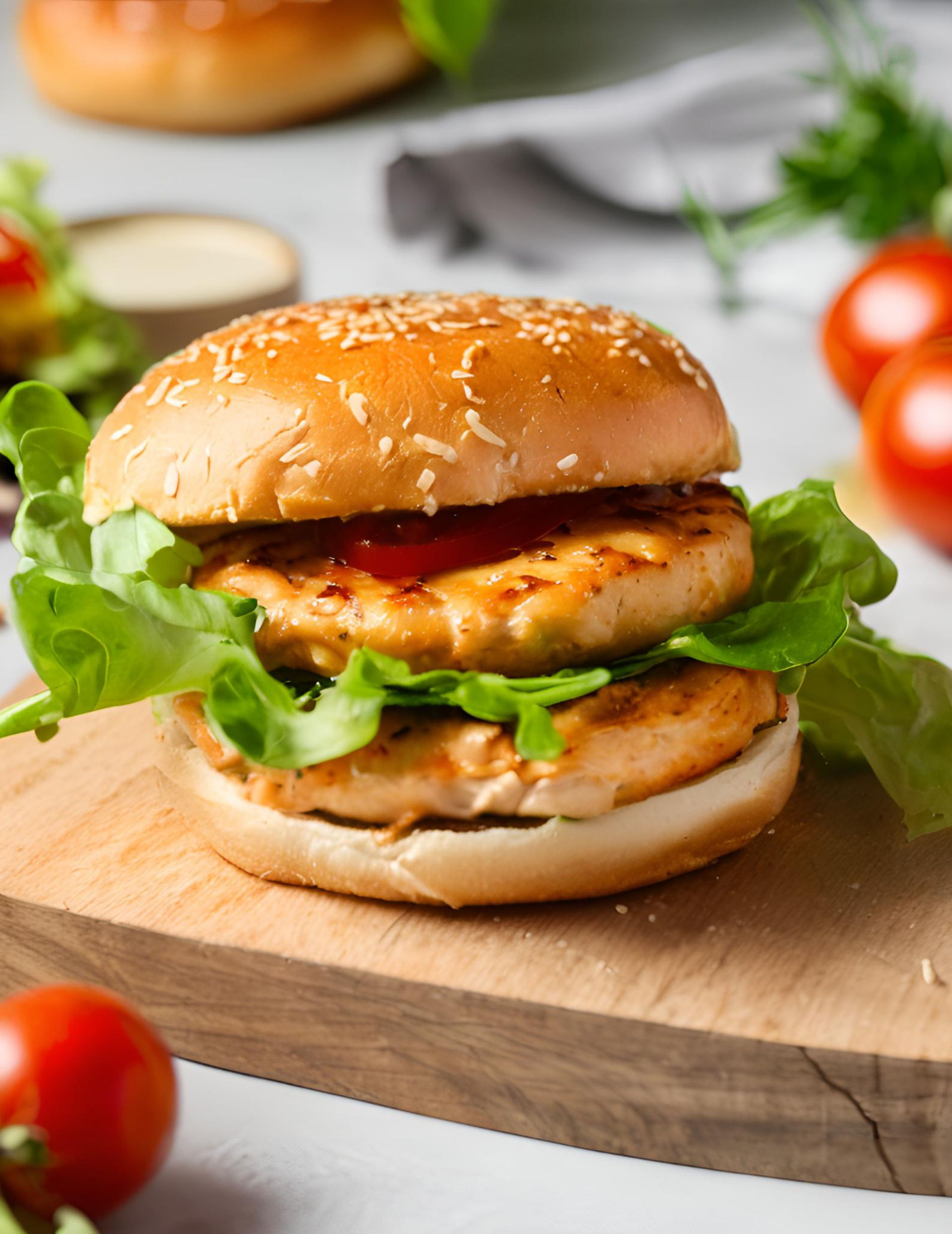 FITNESS BURGER PECHUGA DE POLLO