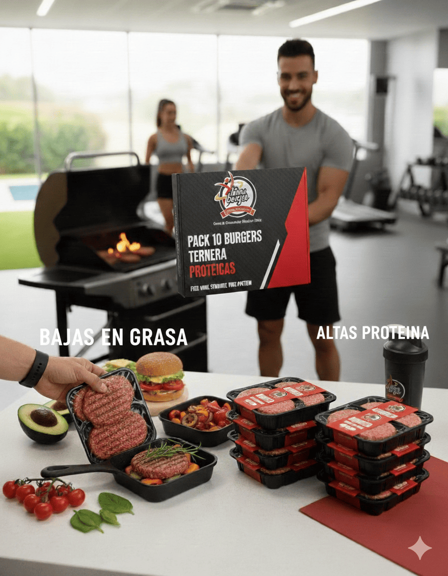 PACK DE 10 BANDEJAS DE BURGER DE TERNERA