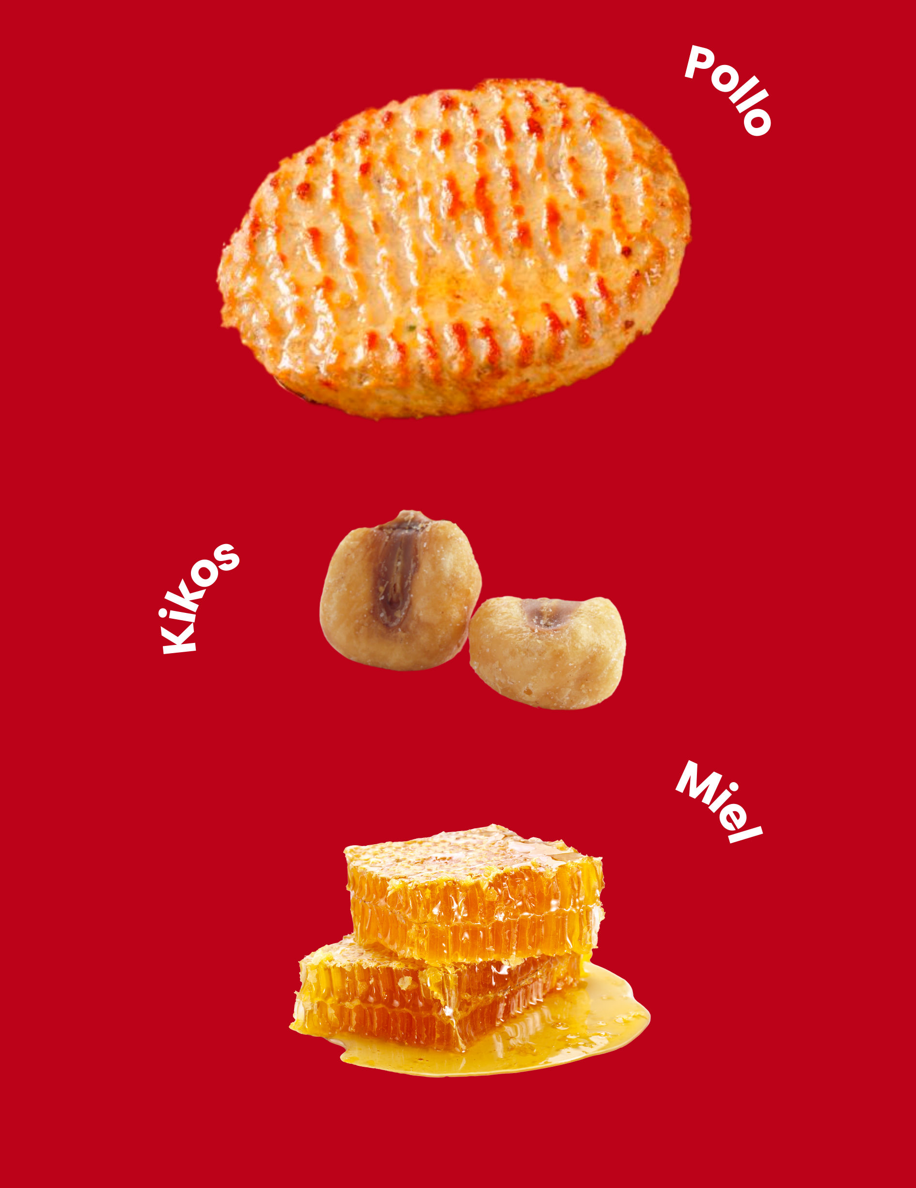 HAMBURGUESA POLLO MAIZ (kikos)